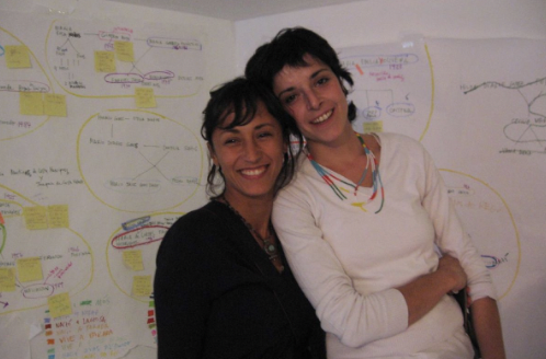 Cristina Tascón e Ingrid Quiroga